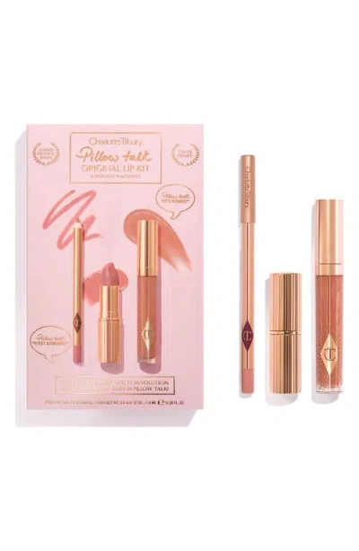 Charlotte Tilbury Pillow Talk Original Lip Kit $95 Value In Pink