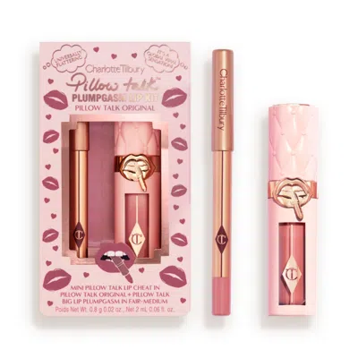 Charlotte Tilbury Pillow Talk Plumpgasm Lip Kit - Pillow Talk In Pink