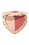 Charlotte Tilbury Peach Soulmate Blush And Highlighter Palette In Pillow Talk Flawless Peach