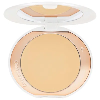 CHARLOTTE TILBURY REFILLABLE AIRBRUSH FLAWLESS FINISH BRIGHTENING POWDER TAN-DEEP 0.31 OZ / 9 G