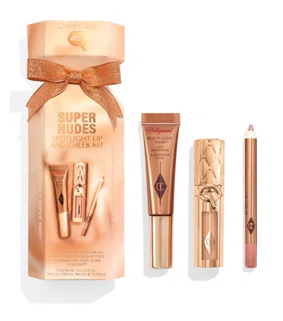 Charlotte Tilbury Super Nudes Lip And Cheek Gift Set
