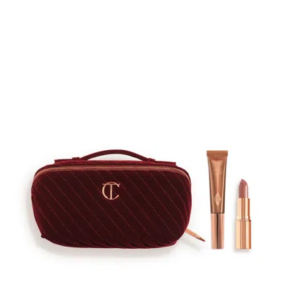 Charlotte Tilbury Super Nudes Sculpting Secrets & Large Makeup Bag - Makeup & Bag Kit
