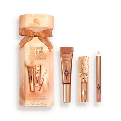 Charlotte Tilbury Super Nudes Spotlight Lip And Cheek Kit - Lip & Cheek Kit