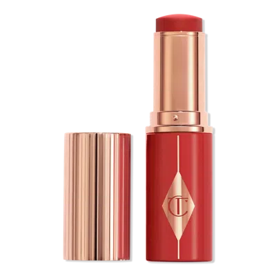 Charlotte Tilbury Unreal Lip + Cheek Glow Blush Stick - Cherry Glow In Red