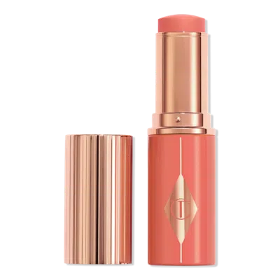 Charlotte Tilbury Unreal Lip + Cheek Glow Blush Stick - Peachy Glow In Orange