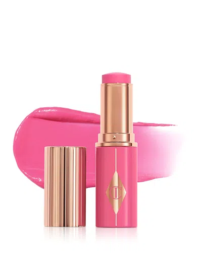 Charlotte Tilbury Unreal Lip + Cheek Glow Blush Stick In Pink