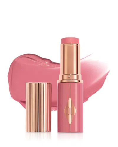 Charlotte Tilbury Unreal Lip + Cheek Glow Blush Stick In Pink