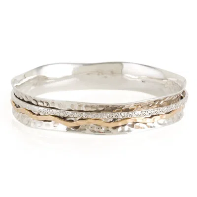 Charlotte's Web Jewellery Women's Aura Magic Silver Spinning Bangle