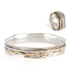 Charlotte's Web Jewellery Women's Aura Magic Silver Spinning Ring & Bangle Gift Set