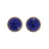 Charlotte's Web Jewellery Women's Blue / Gold Maya Interchangeable Gold Vermeil Stud Earrings - Lapis Lazuli In Multi