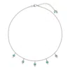 Charlotte's Web Jewellery Women's Blue / Silver Medina Silver Charm Necklace - Turquoise In Multi