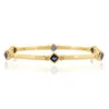 Charlotte's Web Jewellery Women's Divinity Princess Gold Vermeil Bangle - Iolite