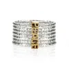Charlotte's Web Jewellery Women's Gold / Silver Spin For Peace Silver Spinning Stacking Ring In Multi