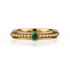 Charlotte's Web Jewellery Women's Green Lalita Gold Vermeil Spinning Ring - Emerald In Green