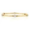 Charlotte's Web Jewellery Women's Holi Jewel Gold Bangle - Opal
