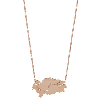 Charlotte's Web Jewellery Women's Ibiza Constellation Rose Gold Vermeil Necklace