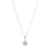Charlotte's Web Jewellery Women's June Birthstone Charm Silver Necklace - Moonstone In Silver