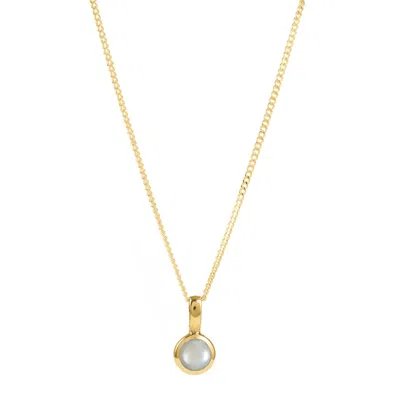 Charlotte's Web Jewellery Women's June Birthstone Gold Vermeil Necklace - Pearl