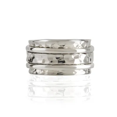 Charlotte's Web Jewellery Women's Karma Abundance Silver Spinning Ring