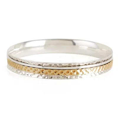 Charlotte's Web Jewellery Women's Karma Fortune Silver Spinning Bangle