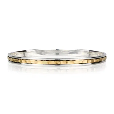 Charlotte's Web Jewellery Women's Karma Fortune Silver Spinning Stacking Bangle