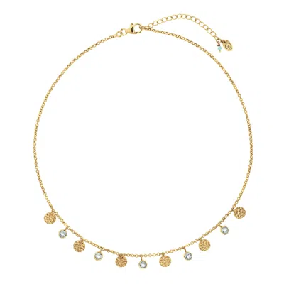 Charlotte's Web Jewellery Women's Lakshmi Gold Vermeil Necklace - Blue Topaz