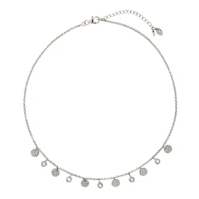 Charlotte's Web Jewellery Women's Lakshmi Silver Necklace - Blue Topaz