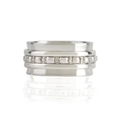 Charlotte's Web Jewellery Women's Maharani Manifest Silver Spinning Ring