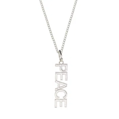 Charlotte's Web Jewellery Women's Peace Rocks Silver Pendant Necklace