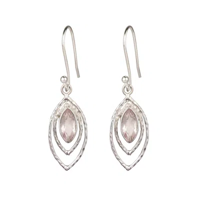 Charlotte's Web Jewellery Women's Pink Infinity Love Earrings In Metallic