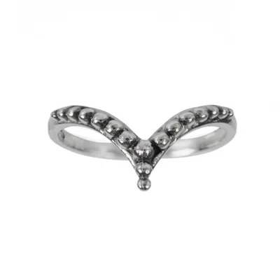 Charlotte's Web Jewellery Women's Raja Silver Stacking Ring