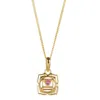 Charlotte's Web Jewellery Women's Root Chakra Gold Vermeil Necklace - Ruby In Gold