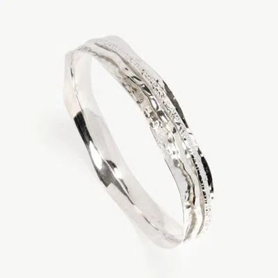 Charlotte's Web Jewellery Women's Silver Aura Zen Spinning Bangle