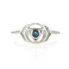 Charlotte's Web Jewellery Women's Silver / Blue Third Eye Chakra Silver Ring - Sapphire In Multi