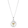 Charlotte's Web Jewellery Women's Solar Plexus Chakra Silver Necklace - Citrine In Silver