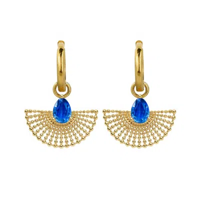 Charlotte's Web Jewellery Women's Surya Gold Earrings - Kyanite