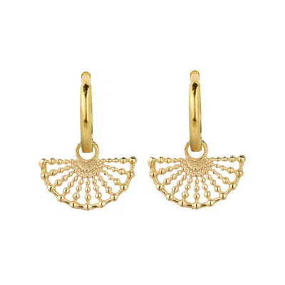 Charlotte's Web Jewellery Women's Surya Gold Huggie Hoop Earrings