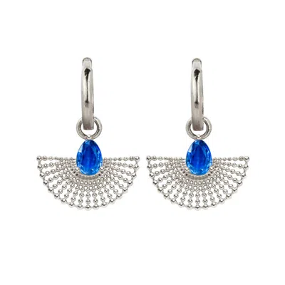 Charlotte's Web Jewellery Women's Surya Silver Earrings - Kyanite
