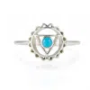 Charlotte's Web Jewellery Women's Throat Chakra Silver Ring - Turquoise In Silver