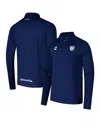 Charly Men's Blue C.f. Pachuca 2024/25 Quarter-zip Pullover Sweatshirt