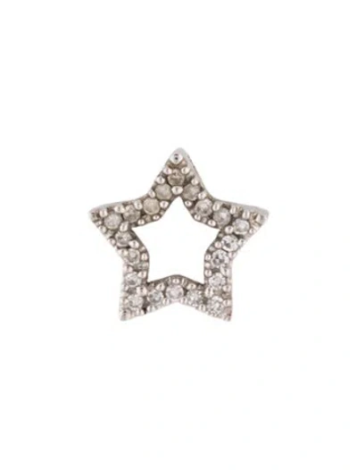 Pre-owned Charm 10k Diamond Star  Pendant In Multi