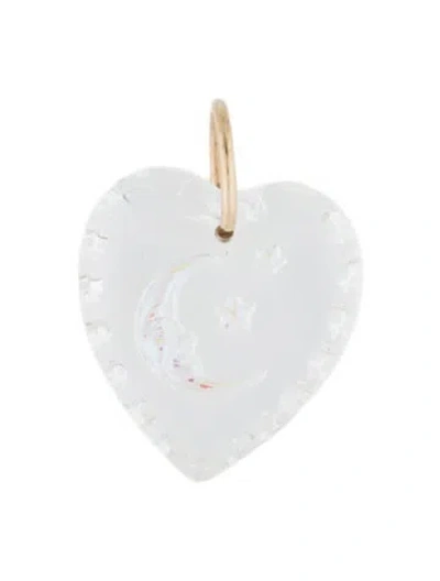 Pre-owned Charm 10k Glass  In Transparent