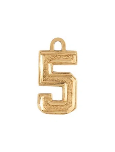 Pre-owned Charm 14k '5'  In Multi