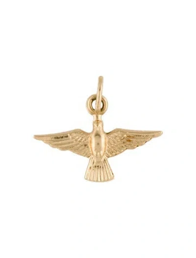 Pre-owned Charm 14k Bird  In Multi