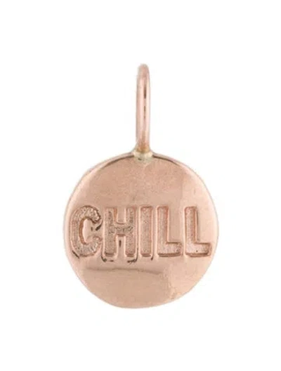 Pre-owned Charm 14k 'chill'  In Multi