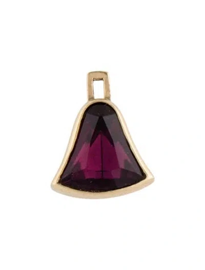 Pre-owned Charm 14k Glass , 0.5" In Multi