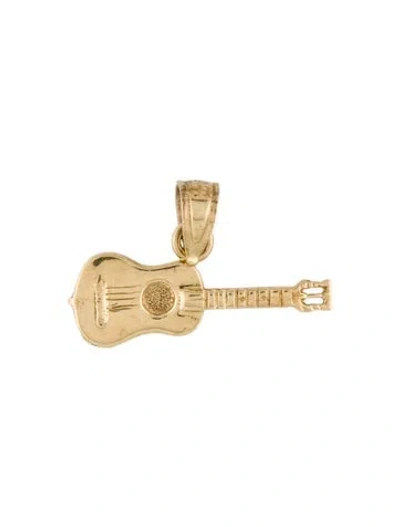 Pre-owned Charm 14k Guitar  In Multi