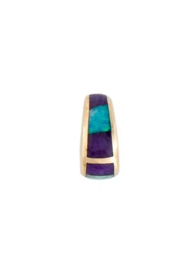 Pre-owned Charm 14k Sugilite & Opal  In Multi