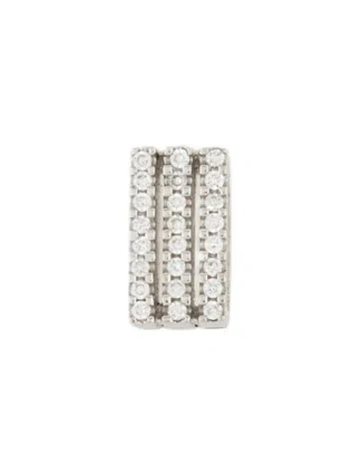 Pre-owned Charm 18k Diamond Clip-on , 0.5" In Multi