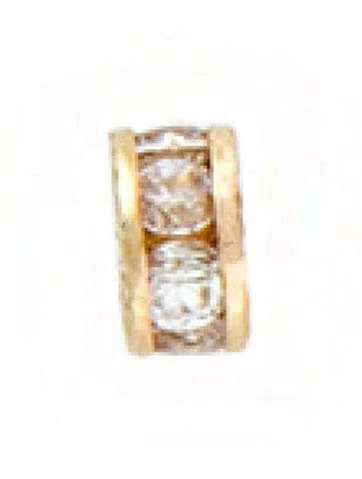 Pre-owned Charm 18k Glass Barrel , 0.25" In Multi